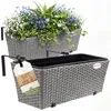 2x Bac à fleurs 11 litres support de montage intérieur Voir les images du produit 1