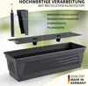 Blumenkasten Milano 3er Set - Anthrazit - Mit Hydroeinsatz Produktbild-Vorschau 3