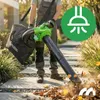 Benzin Laubsauger Laubbläser Gartenstaubsauger mit Häcksler Produktbild-Vorschau 6