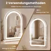 Luster do makijażu COSTWAY z oświetleniem, 55x40 cm, z 3 Podgląd zdjęcia produktu 7