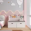 Banc pour enfants avec étagère 'Vestnes' avec 2 tiroirs 100 Voir les images du produit 2