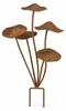 Topfstecker 5er Pilz-Gruppe, Edelrostoptik 3D, klein Produktbild-Vorschau 7
