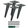 Schräg stehende Stahlbeine 20 cm, Set mit Schrauben, Produktbild-Vorschau 1