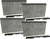 vhbw 4x Aktivkohlefilter kompatibel mit Siemens LZ52850/01, Produktbild-Vorschau 1