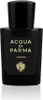 A black bottle of Acqua di Parma Ambra Eau de Parfum is shown against a white background. Voir les images du produit