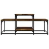 vidaXL Table basse chêne fumé 102x60x45 cm bois composite Voir les images du produit 4