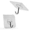 Two transparent adhesive hooks with metal hooks are shown against a white background. Produktbild-Vorschau