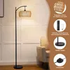 Rotin Lampadaire Boho Lampadaire à intensité variable Voir les images du produit 3