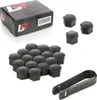 20x Radschrauben Kappen Radschraubenkappen 17 mm schwarz Produktbild-Vorschau 1