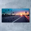 Wanduhr aus Glas – 60x30 cm - Glasbild - Glasuhr - Produktbild-Vorschau 2