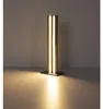 LED Tischleuchte HAYDEN, Schwarz, Metall, MDF, Holzoptik, Produktbild-Vorschau 5
