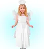 Kostüm "Engel" für Kinder | Weiß Silber | Kleid, Flügel und Produktbild-Vorschau 5