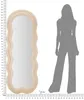 Lustro ścienne w materiałowej ramie, 160 cm Podgląd zdjęcia produktu 7