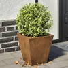 vidaXL Pflanzkübel 2 Stk. 30x30x30 cm Wetterfester Stahl Produktbild-Vorschau 9
