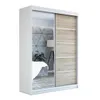 Schwebetürenschrank, 2-türig Schrank 160 cm mit Spiegel GAP Produktbild-Vorschau 2