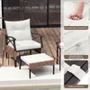 Ensemble de meubles de jardin en polyrotin COSTWAY, 5 Voir les images du produit 7