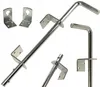 Garagentor Riegel FEINZ - 800 mm - Schwarz - Robuste Produktbild-Vorschau 1