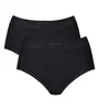 Sloggi Damen-Taillenslip Double Comfort" 2er-Pack schwarz Produktbild-Vorschau 1