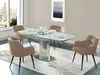 Stuhl 6er-Set - Samt & Metall - Beige - PEGA von Pascal Produktbild-Vorschau 2