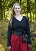 Mittelalter Bluse Aila mit Schnürung, schwarz  aus Produktbild-Vorschau 1