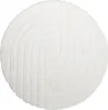 Volero - Tapis rond à poils longs - Carvy Curves Crème - Ø Voir les images du produit 6