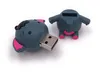 Onwomania Elefant Zoo Tier in Blau USB Stick in Alu Produktbild-Vorschau 3
