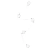 LED Deckenleuchte 5 flammig 35W Deckenlampe modern Produktbild-Vorschau 9