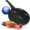 poêle à pancakes endusor pour induction avec revêtement antiadhésif pour cuire pancakes œufs au plat Voir les images du produit