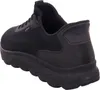 A black Geox sneaker shown from the side and slightly from the back. Voir les images du produit