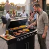 Grill gazowy ogrodowy 22,6kW BERGMANN 7 palników żeliwny Podgląd zdjęcia produktu 4