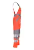 Planam  Plaline Warnschutz Latzhose orange/zink Gr. 56, Produktbild-Vorschau 4