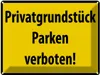 vianmo Blechschild 30x40 cm Privatgrundstück Parkverbot Produktbild-Vorschau 1