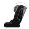 A side view of a black and gray car seat against a white background. Podgląd zdjęcia produktu