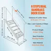 SucceBuy scala da banchina, altezza regolabile da 43"-51", Anteprima dell’immagine prodotto 7