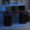 Skye Decor, Phoenix 2 - Black, Red, Gaming-Schreibtisch, Produktbild-Vorschau 2