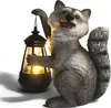 Waschbär Solarleuchte mit LED Laterne Solarlampe Produktbild-Vorschau 3