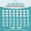 Gleiter für IKEA KVARTAL, 24 Stück, Ersatzrollen, Kunststoff, Weiß Podgląd zdjęcia produktu