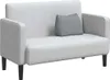 vidaXL Rückenkissen Hellgrau 45 x 20 x 35 cm Stoff Produktbild-Vorschau 3