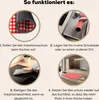 KitchenYeah© Herdabdeckplatte Rot - Rustikal - Muster , Produktbild-Vorschau 7