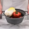 Faltbarer Silikon-Filterkorb, rund und dehnbar, perfekt für Produktbild-Vorschau 4