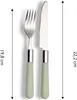 Echtwerk Bistro Besteck-Set 16TLG Essbesteck, Farbe:Grün Produktbild-Vorschau 6