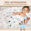 4er Set Musselin Mullwindeln, 100% Baumwolle, 120x120 cm, Produktbild-Vorschau 6