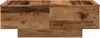A close-up, front-facing view of a wooden coffee table with a rustic, reclaimed wood appearance. Produktbild-Vorschau