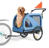 Sepnine 10202NS Remorque Vélo Chien 2-in-1 Bleu 110 lb Voir les images du produit 4