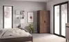 AX LIVING Storicos 2T3S Kleiderschrank mit 2 türen, Eiche Produktbild-Vorschau 2