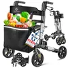 KESSER® Rollator Aluminium faltbar, höhenverstellbar & bis Produktbild-Vorschau 1