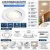Briloner LED Einbauleuchte IP23 6W 600 lm neutralweiß Produktbild-Vorschau 4