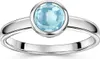 MATERIA by Matthias Wagner Blauer Topas Ring Silber 925 Produktbild-Vorschau 1
