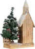 ECD Germany Dekorative Holz-Weihnachtshaus mit Produktbild-Vorschau 4