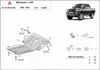 Protezione antincastro in acciaio per motore Mitsubishi Anteprima dell’immagine prodotto 3